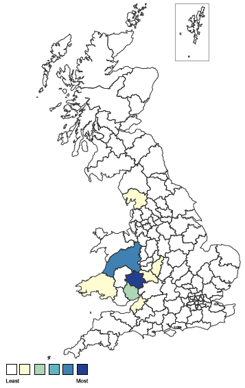 distribution uk 1881